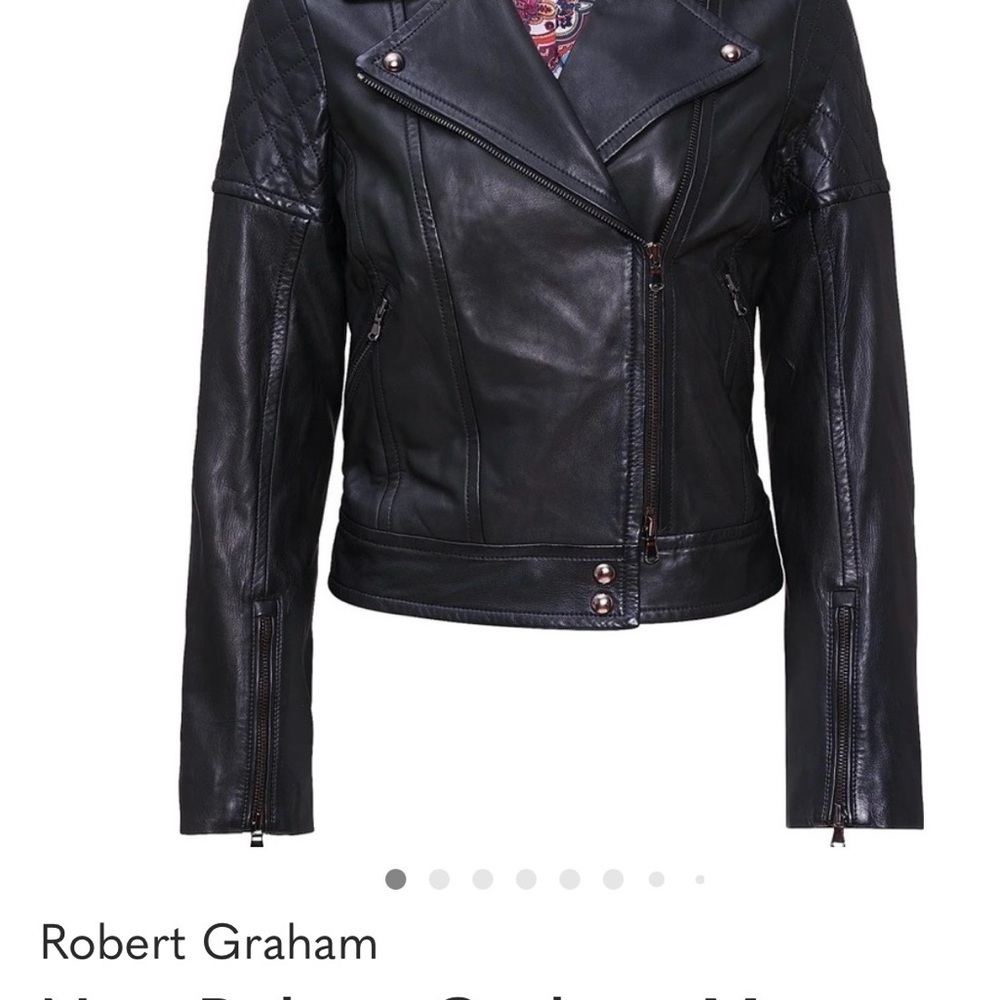 Robert Graham Midnight Leather Jacket